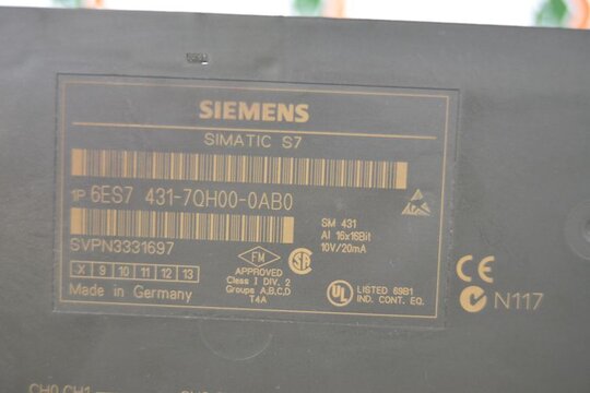 SIEMENS SIMATIC S7 Analog-Eingabe SM431 6ES7431-7QH00-0AB0