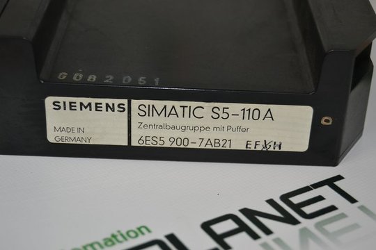 SIEMENS SIMATIC S5-110 Zentralbaugruppe 6ES5900-7AB21 6ES5 900-7AB21