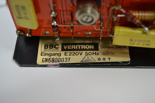 ABB BBC VERITRON Stromricht-Gerät GN 6800037