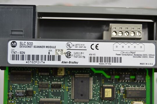 Allen-Bradley SLC 500 Devicenet Scanner Module 1747-SDN