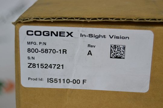 COGNEX In Sight 5110 800-5870-1R