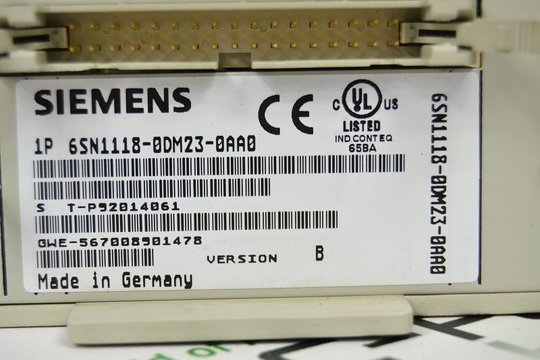 SIEMENS SIMODRIVE 611-D Regelungseinschub 6SN1118-0DM23-0AA0