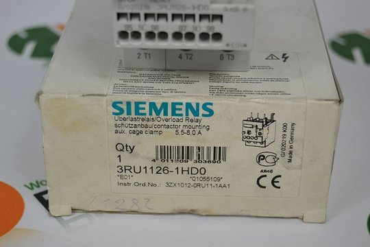 SIEMENS berlastrelais | Overload Relay 5,5-8A 3RU1126-1HD0