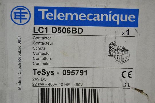 TELEMECANIQUE Schtz | Contactor 22kW 400V LC1 D506BD