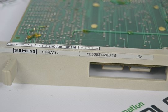 SIEMENS SIMATIC S5 CPU927 6ES5927-5BA12 6ES5 927-5BA12 OVP