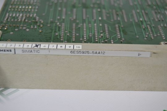 SIEMENS SIMATIC S5 CPU925 6ES5925-5AA12 6ES5 925-5AA12