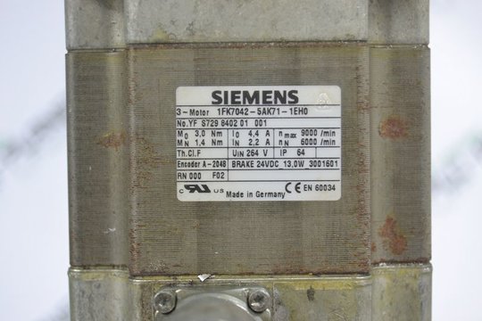 SIEMENS Servomotor 1FK7042-5AK71-1EH0 1FK70425AK711EH0