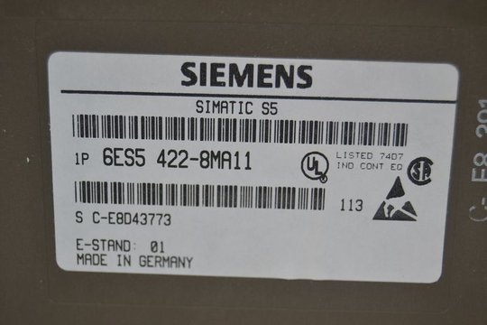 SIEMENS SIMATIC S5 Digital Ein-/Ausgabe 6ES5422-8MA11 6ES5 422-8MA11 OVP