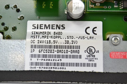 SIEMENS SINUMERIK 840D MSTT Maschinensteuertafel 6FC5203-0AD10-0AA0