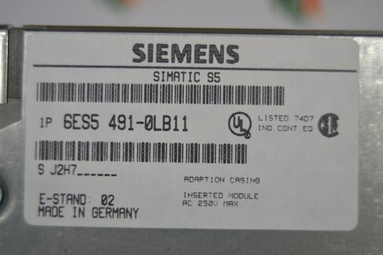 SIEMENS SIMATIC S5 Adaptation capsule 491 6ES5491-0LB11 6ES5 491-0LB11 OVP
