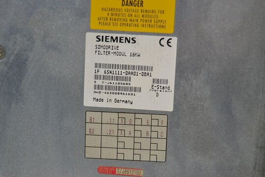 SIEMENS Filter-Modul 16kW 6SN1111-0AA01-0BA1