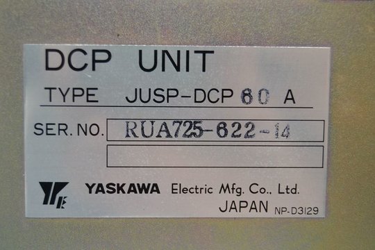 YASKAWA DC Power Supply JUSP-DCP-60