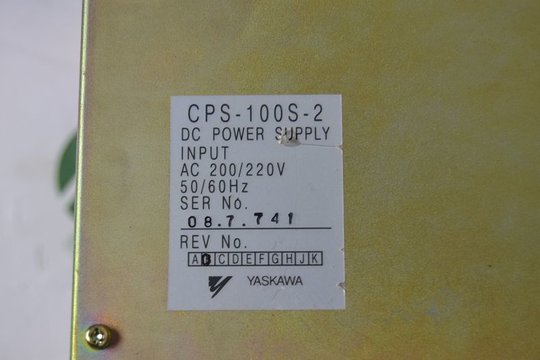 YASKAWA DC Power Supply CPS-100S-2