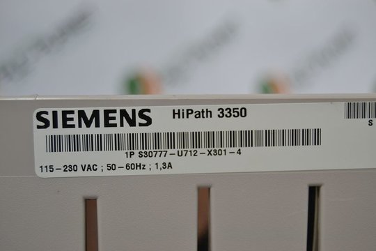 SIEMENS ISDN-Telefonanlage HiPath 3350 mit Software