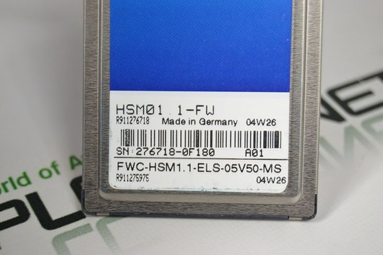 INDRAMAT Memory Card HSM01.1-FW