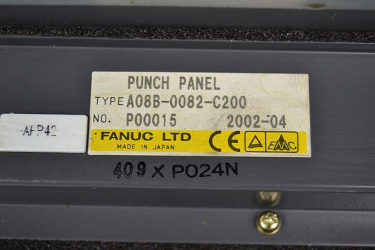 FANUC Punch Panel A08B-0082-C200 A08B0082C200