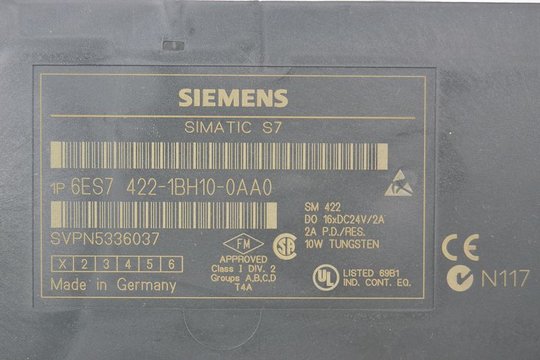 SIEMENS SIMATIC S7 Digital-Output 6ES7 422-1BH10-0AA0 6ES7422